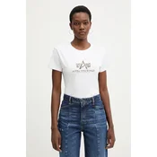 Bombažna kratka majica Alpha Industries Basic BL Mirror Leo W