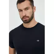 Gant Majica Shield 2003185 Črna Slim Fit