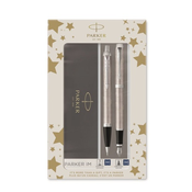Parker poklon set im stainless steel ct - hemijska olovka + nalivpero ( PK83058 )