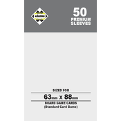 Premium zaščitne ovitke za karte 63×88 mm Igra