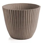 IN Taupe GS15V25.TP 25x20cm kompozitni cvetlični lonček z vdolbinami
