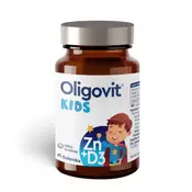 Oligovit Kids Zn+D3, 60 tableta za žvakanje