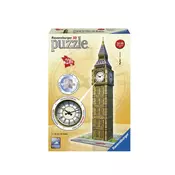 Ravensburger 3D puzzle (slagalice) - Big Ben sa satom RA12586