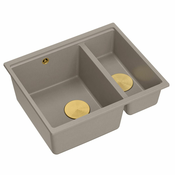 granitni umivalnik Logan 150 Beige