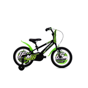Capriolo mustang 16 crno-lime deciji bicikl (4-5) ( 925121-16 )