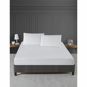 Aberto Design Zaštitni prekrivac za bracni krevet Alez Pol, 180x200cm+30cm, Beli