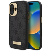 Guess GUHMP16MU4GPRK iPhone 16 Plus 6.7 black hardcase 4G Logo Plate MagSafe (GUHMP16MU4GPRK)