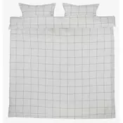 Set posteljine CRISTA 200x220 bela/crna
