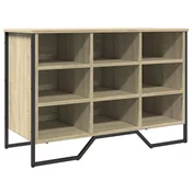 Vidaxl Omarica za čevlje sonoma hrast 90x38x61,5 cm inženirski les