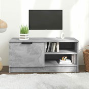 TV ormaric boja betona 80x35x36,5 cm od konstruiranog drva