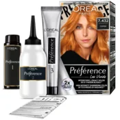 015602 LOréal Paris Préférence Vivid Colours Permanentna barva za lase 7.432 Copper