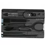 Victorinox Komplet džepnog alata Broj funkcija 13 Victorinox SwissCard Lite 0.7333.T3 Oniks (prozirna)