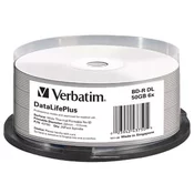Verbatim BD-R 6x Dual Layer 50GB 25 Spindel
