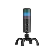 Ezy USB Mikrofon Ezy AK-9 360°RGB LED 192khz/24bit type-c, (21024330)