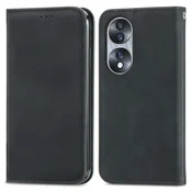 Črna Elegantna Flip torbica (Honor 90 Lite)