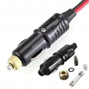 OEM Vtič Za Avto Vžigalnik 12/24V – Z Varnostno Varovalko 20A, 6.3 mm, 75x20 mm | Teža 23 g