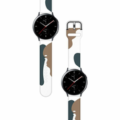 Hurtel Strap Camo Band za Samsung Galaxy Watch 42 mm, zapestnica s maskirnim paščkom iz silikonskega paščka (1)