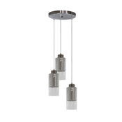Libano Viseca Lampa 3X60W E27 Round Silver