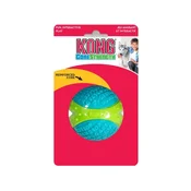 KONG žoga za pse CoreStrength, iz večplastnega materiala, 8 cm, turkizna