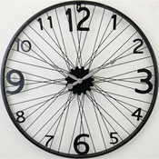 Ambia Home STENSKA URA črna 60 cm