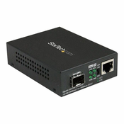 StarTech.com Multimode / Single Mode Fiber Media Converter - Open SFP Slot - 10/100/1000Mbps RJ45 Port - LFP Supported - IEEE 802.1q Tag VLAN - (MCM1110SFP) - fiber media converter