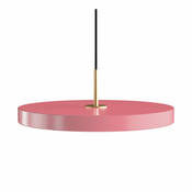 Rožnata LED viseča svetilka s kovinskim senčnikom o 43 cm Asteria Medium – UMAGE