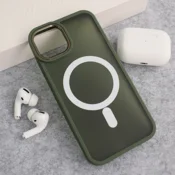 Maska Mag Case Candy Shield za iPhone 13 tamno zelena