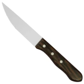 Hendi Nož za zrezke z zobčasto rezilo, nerjaveče držalo iz lesa WENGE, dolžina 125 mm - Hendi 841143