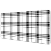 Decormat Podloga za pisalno mizo Plaid pattern 90x45 cm