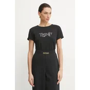Bombažna kratka majica Twinset