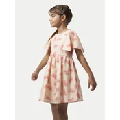 Mayoral Poletna obleka 6945 Roza Regular Fit