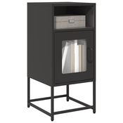Nocni ormaric crni 36x39x78 cm hladno valjani celik