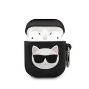 Karl Lagerfeld KLACA2SILCHBK AirPods cover black Silicone Choupette (KLACA2SILCHBK)