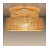 Plafonsko svetlo BOHO, 1xE27/60W/230V, precnik 40 cm, od ratana