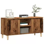 TV ormaric staro drvo 102x35x50 cm konstruirano drvo