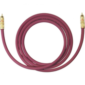 Oehlbach Cinch avdio priključni kabel [1x cinch vtič - 1x cinch vtič] 3 m bordo rdeča pozlačeni kontakti Oehlbach NF 214 SUB