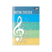 Zvezek, TakoLahko notni, A4, 16-listni, notno črtovje