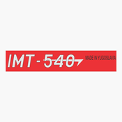 CAR 888 ACCESSORIES Nalepnica Imt 540 velika crvena