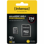 Intenso microSDXC 256GB Class 10 UHS-I U1 Performance
