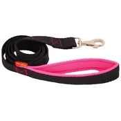 Pet Line Povodac za pse, 25mm, 120cm, Crno-roze