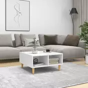 Stolic za kavu bijeli 60 x 60 x 30 cm od iverice