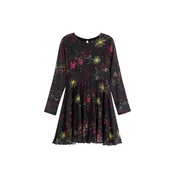 Desigual Obleka modra / rumena / roza / črna