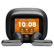 JBL Live Flex 4 crne brezžicne slušalke z odpravljanjem hrupa