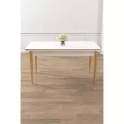 HANAH HOME Trpezarijski sto Rewa White Gold