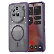 Hibridni ovitek HaloFrost II MagSafe za Nothing Phone (3a) Pro - purple