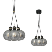OMEGA BLACK/GOLD viseca lampa 3xE27