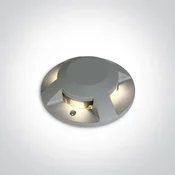 PODNA NADGRADNA SVJETILJKA LED/4×3W/3000K/600lm/230V IP67/IK10 SIVA