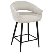 shumee Ovio bež oblazinjen barski stol, 65 cm