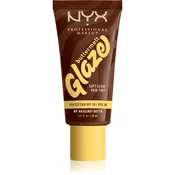 NYX Buttermelt Glaze Soft Glow Skin Tint puder za vse tipe kože 30 ml Odtenek 09 hazelnut butta