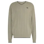 ADIDAS ORIGINALS Pulover KNIT CRW kaki